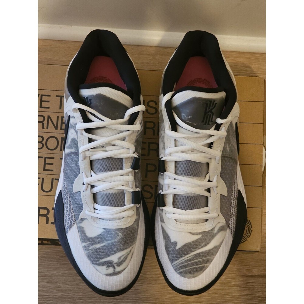 Nike Kyrie 8 White/White-Black Size 13 - DJ6017 101 - Picture 8 of 15